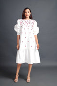 Load image into Gallery viewer, White Long Dress With Embroidery
