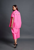 Load image into Gallery viewer, Pink Embroidered Oversized Co-Ord Set
