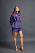 Load image into Gallery viewer, Purple Confetti Detailed Co-Ord Set
